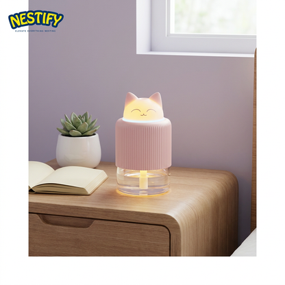 Mini Humidifier – Cute Cat Mist Diffuser