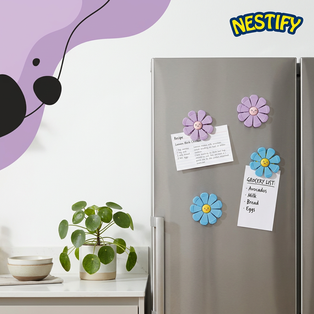 Bloom Clips — Magnetic Flower Bag Clips & Kitchen Organizers