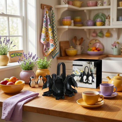 Nestify™ Cute Penguin Egg Holder & Cooker