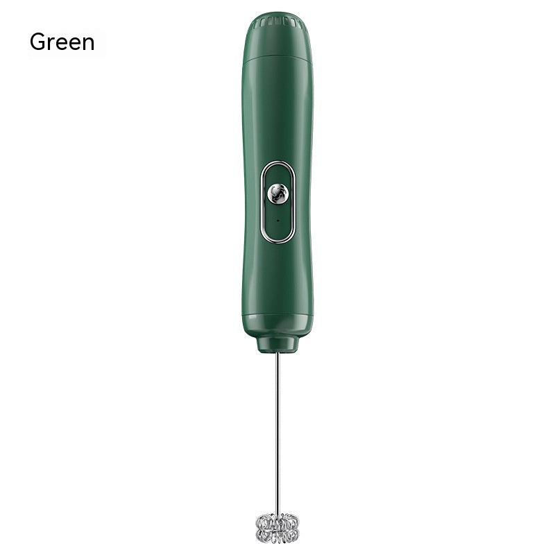 Battery-Powered Handheld Milk Frother – 3-Speed Electric Drink Mixer