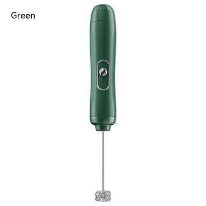 Battery-Powered Handheld Milk Frother – 3-Speed Electric Drink Mixer