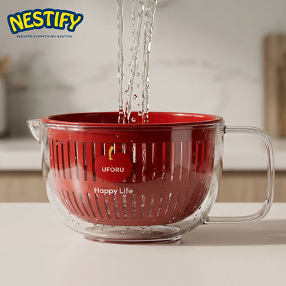 Nestify Apple Salad Spinner & Veggie Washer