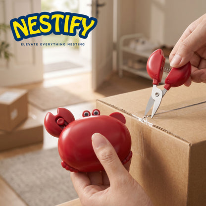 Nestify 3‑in‑1 Crab Bottle Opener & Box Cutter Magnet