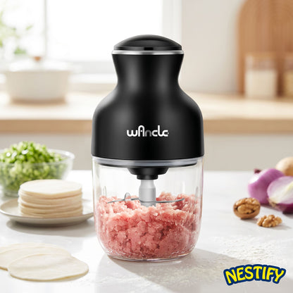 Nestify 0.6L Wancle Food Processor – 350W Mini Chopper