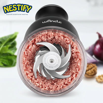 Nestify 0.6L Wancle Food Processor – 350W Mini Chopper