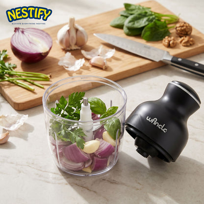 Nestify 0.6L Wancle Food Processor – 350W Mini Chopper