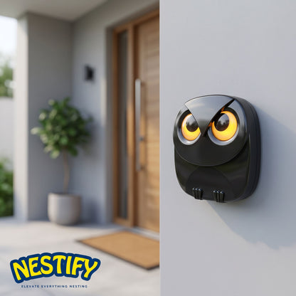 Nestify Owl Wireless Doorbell Chime – Cute Long‑Range Door Bell Kit