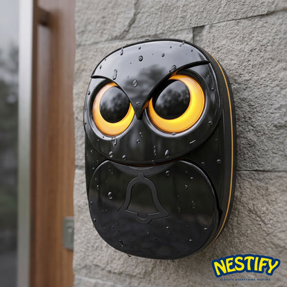 Nestify Owl Wireless Doorbell Chime – Cute Long‑Range Door Bell Kit