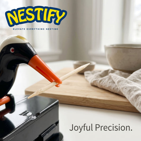 Nestify Hummingbird Toothpick Dispenser – One‑Touch Table Helper