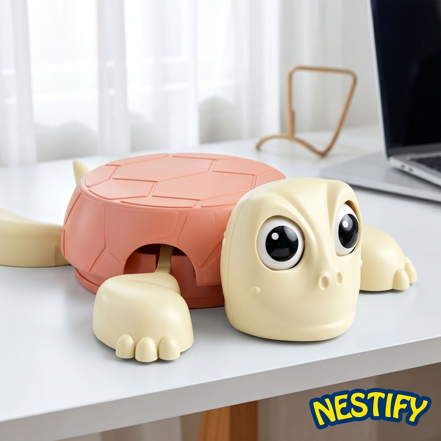 Nestify Funny Turtle Cup Coaster – Interactive Prank & Anti‑Stress Toy