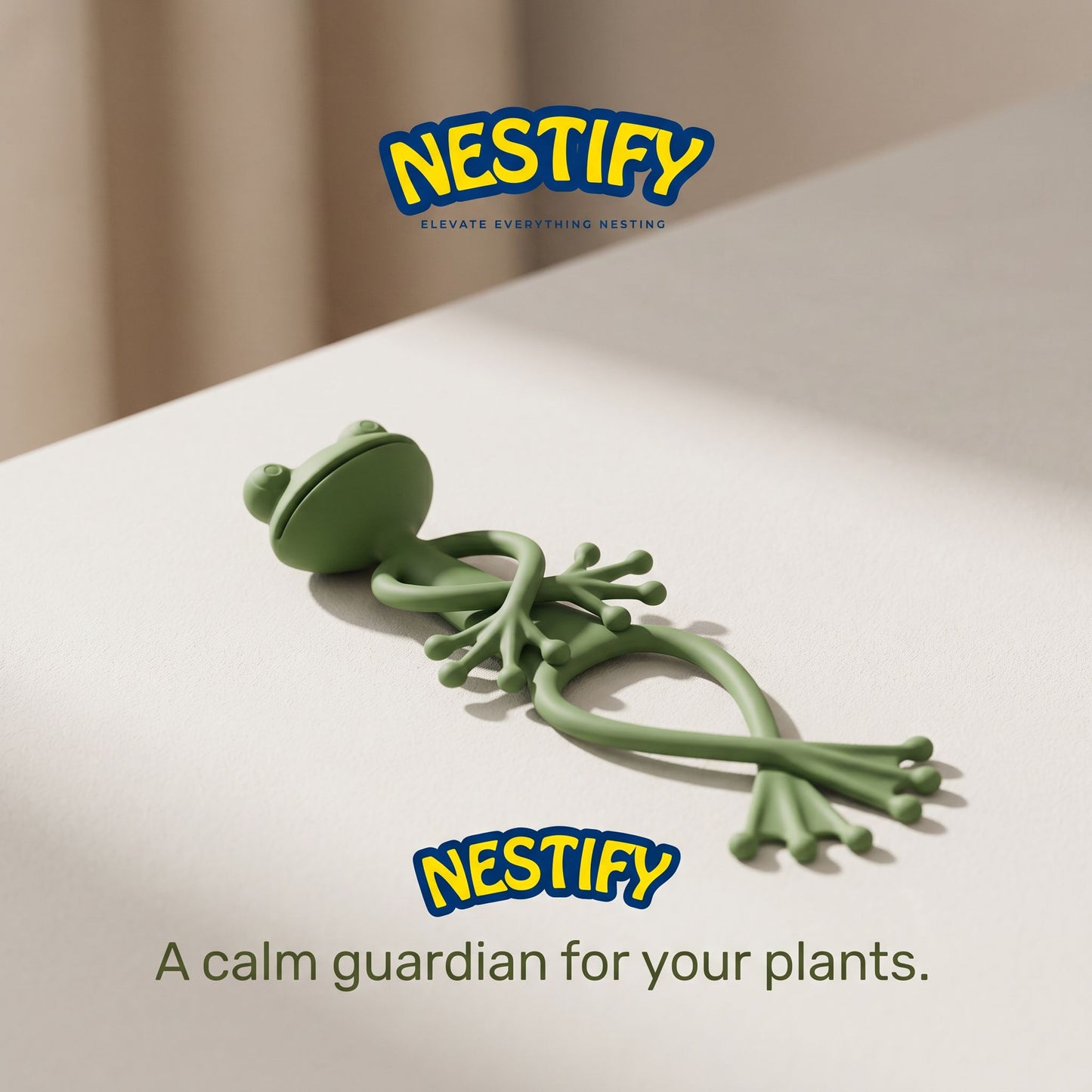 Nestify Frog Plant Clips – Reusable Bendable Garden Ties (13 cm)