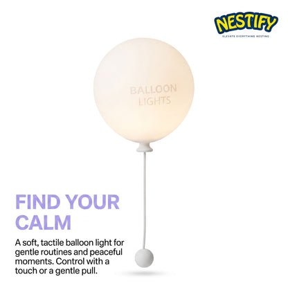 Cute Balloon Night Light – Kids Bedroom Silicone Lamp