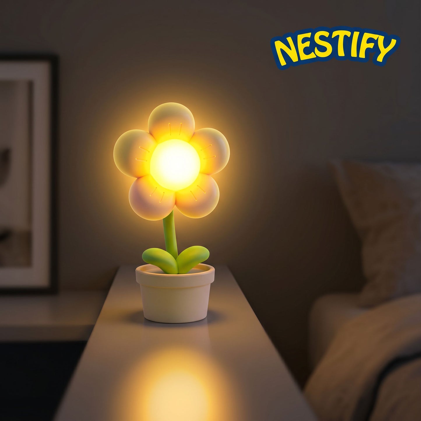 Nestify Mini LED Flower Night Light
