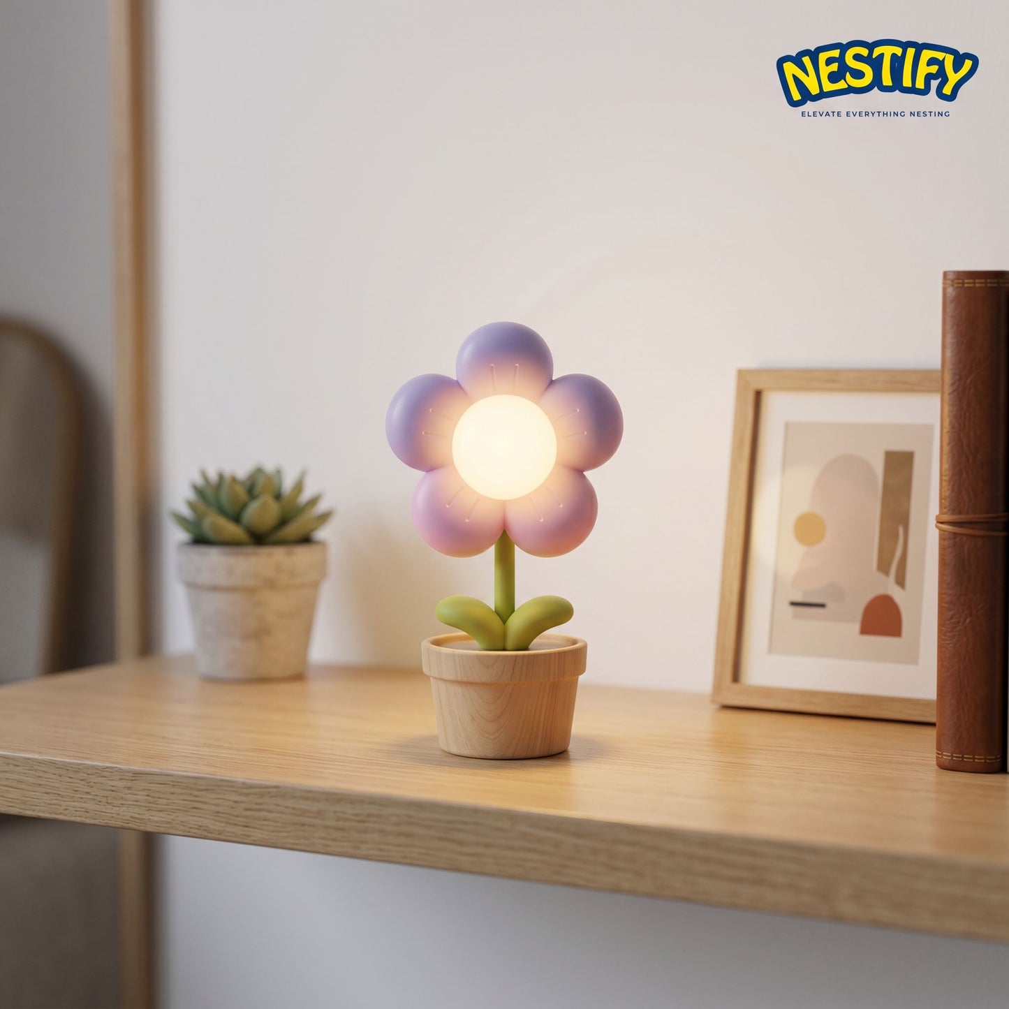 Nestify Mini LED Flower Night Light