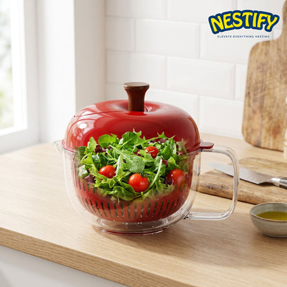 Nestify Apple Salad Spinner & Veggie Washer
