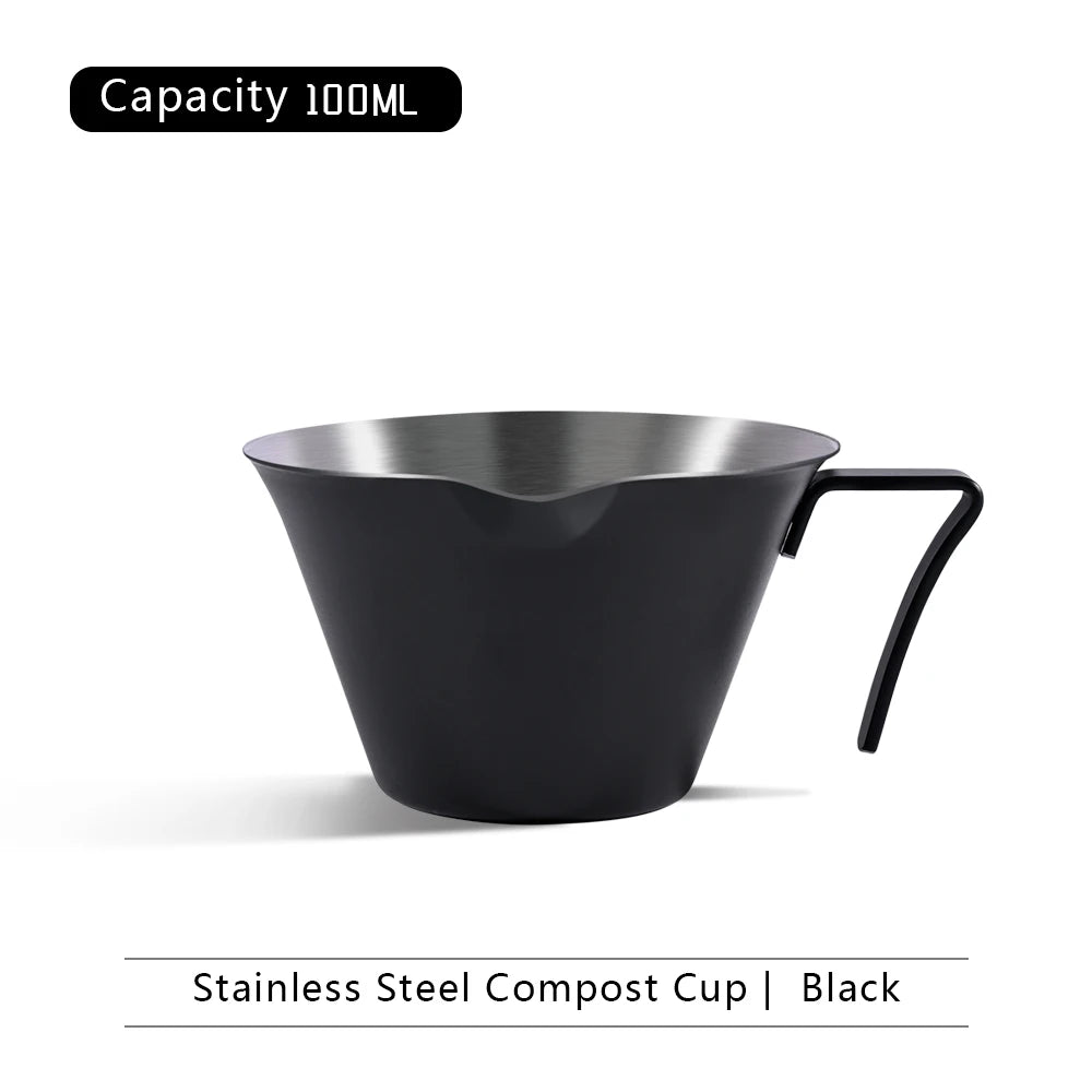 Stainless Steel Espresso Extraction Cup with Scale