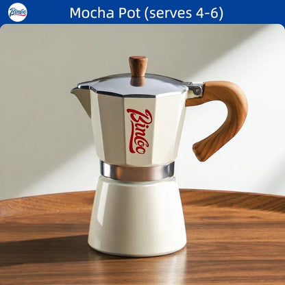 Nestify™ Electric Moka Pot Espresso Maker – Italian Stove-Top Coffee Brewer for Home Barista