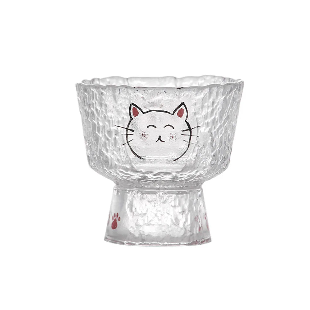 Nestify™Cartoon Cute Cat Pattern Glass Cup