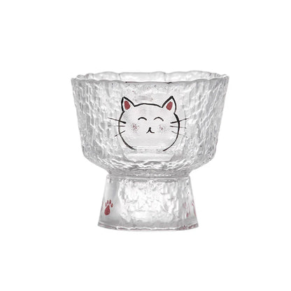 Nestify™Cartoon Cute Cat Pattern Glass Cup