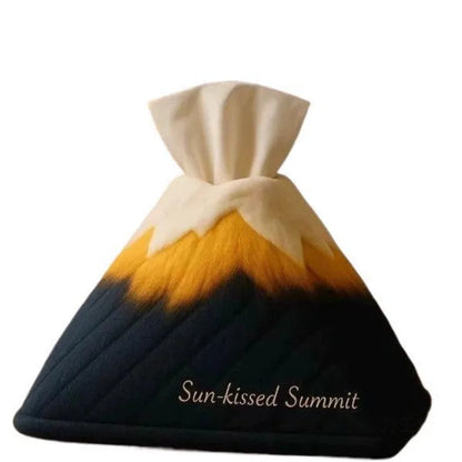 Nestify™Mount Fuji Plush Tissue Box – Turn Tissues into Mountain Magic | Zen Minimalist Countertop Decor