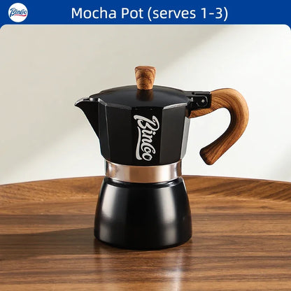 Nestify™ Electric Moka Pot Espresso Maker – Italian Stove-Top Coffee Brewer for Home Barista