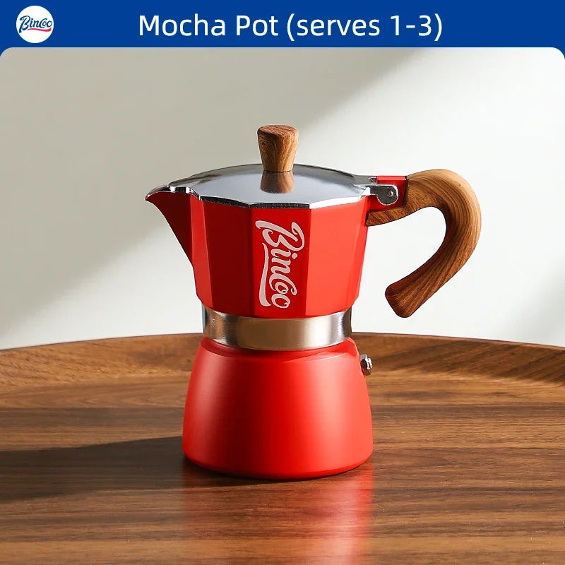 Nestify™ Electric Moka Pot Espresso Maker – Italian Stove-Top Coffee Brewer for Home Barista