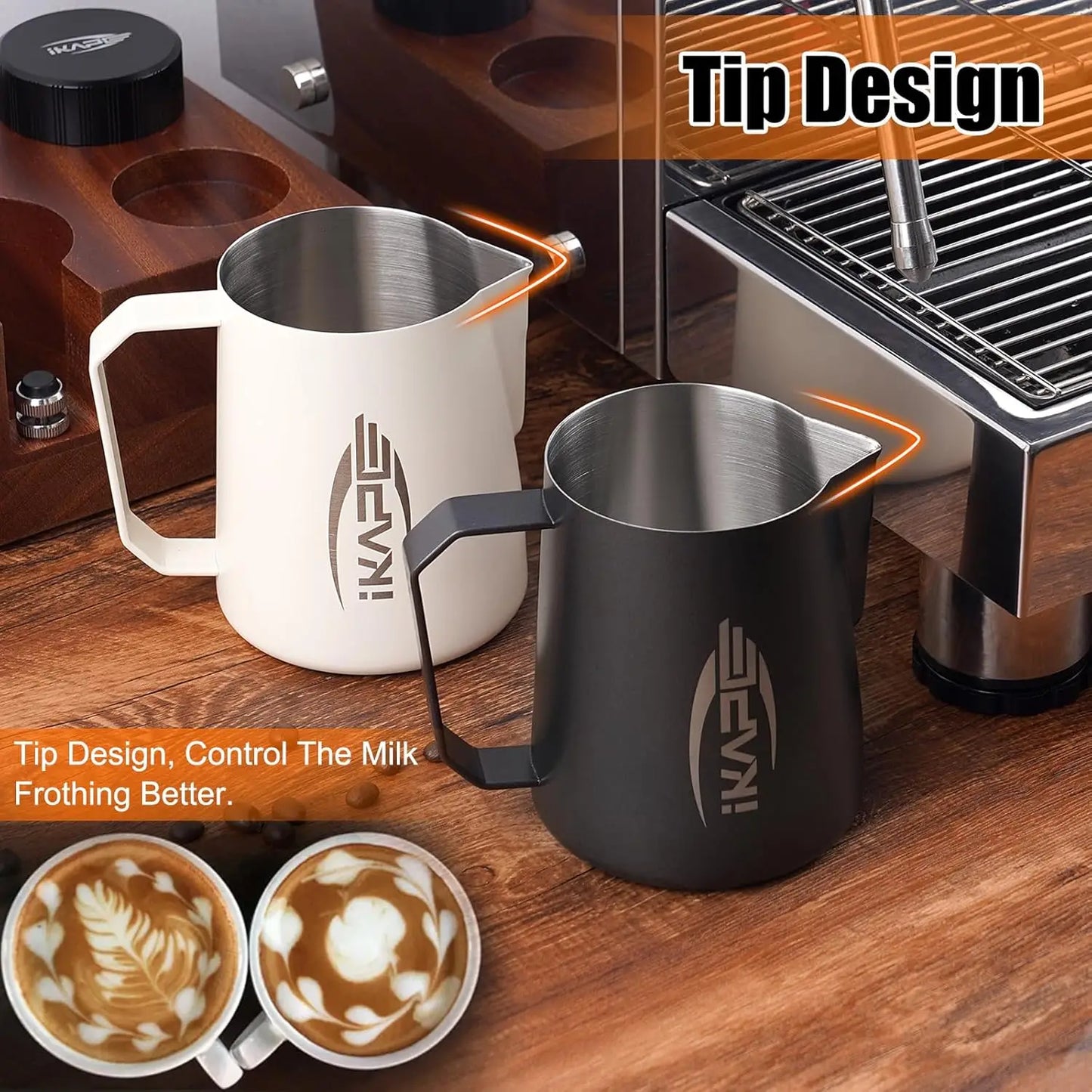 IKAPE 600ml Professional Latte Pitcher