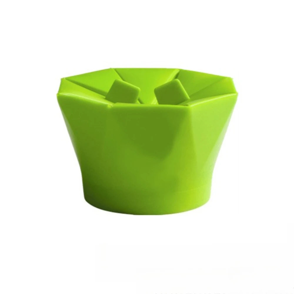 Foldable Silicone Popcorn Bowl — Movie Night Made Fresh