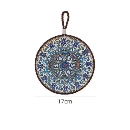Nestify™ Vintage Ceramic Heat-Resistant Mat – Elegant Table Guardian