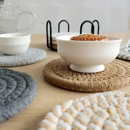 Absorbent Cotton Woven Coasters