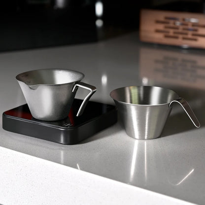 Stainless Steel Espresso Extraction Cup with Scale
