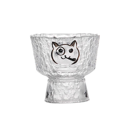 Nestify™Cartoon Cute Cat Pattern Glass Cup