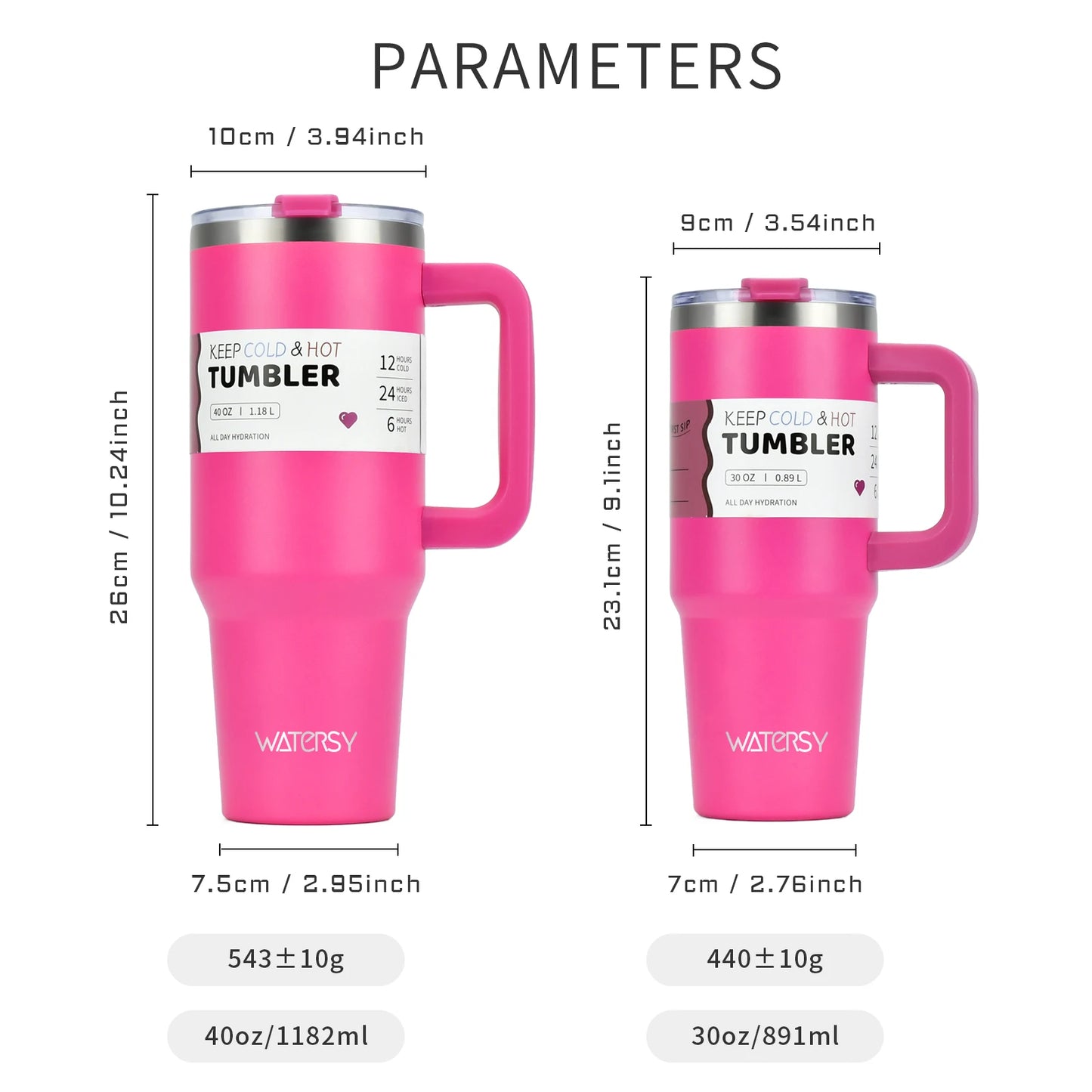 WATERSY Insulated Tumbler