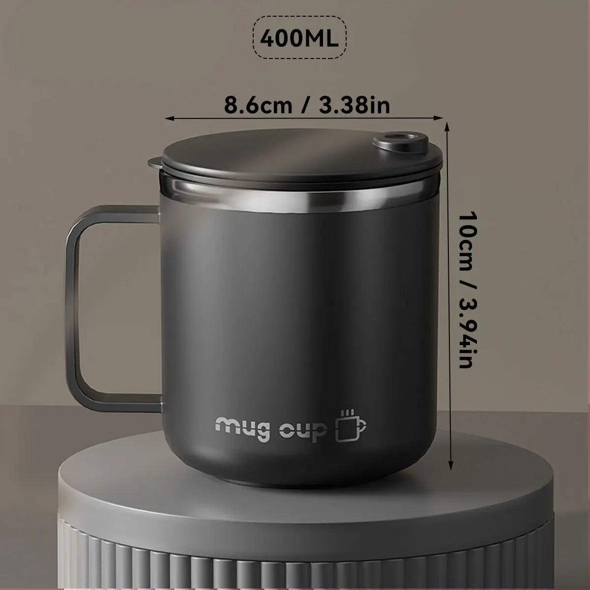 Nestify™ Insulated Stainless Steel Coffee Mug – 400ml