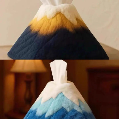 Nestify™Mount Fuji Plush Tissue Box – Turn Tissues into Mountain Magic | Zen Minimalist Countertop Decor