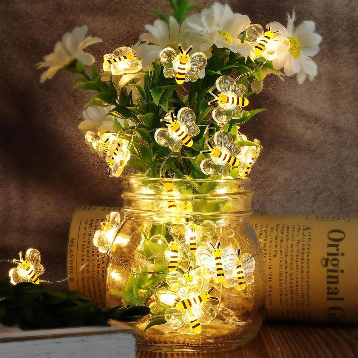 Bee String Lights (Battery Operated)
