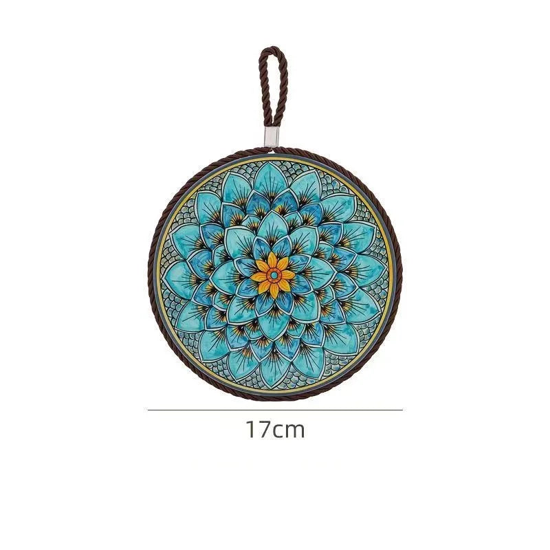 Nestify™ Vintage Ceramic Heat-Resistant Mat – Elegant Table Guardian