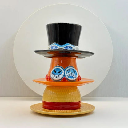 Anime Hat-Style Coffee Cup & Saucer Set