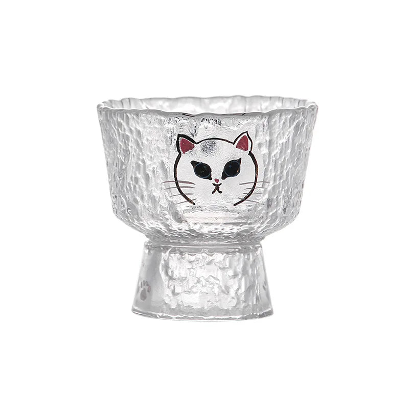 Nestify™Cartoon Cute Cat Pattern Glass Cup