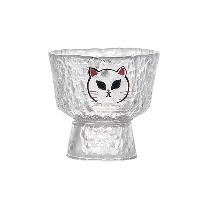 Nestify™Cartoon Cute Cat Pattern Glass Cup