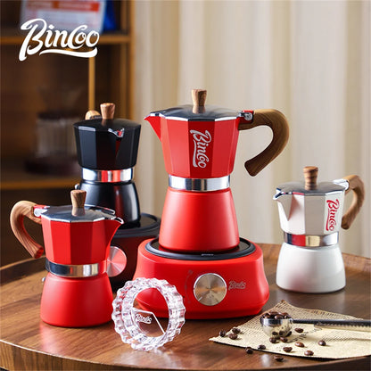 Nestify™ Electric Moka Pot Espresso Maker – Italian Stove-Top Coffee Brewer for Home Barista