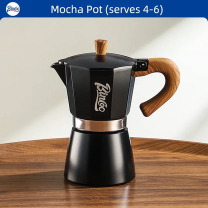 Nestify™ Electric Moka Pot Espresso Maker – Italian Stove-Top Coffee Brewer for Home Barista