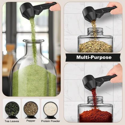 Creative Sliding Leakproof Coffee & Protein Powder Spoon