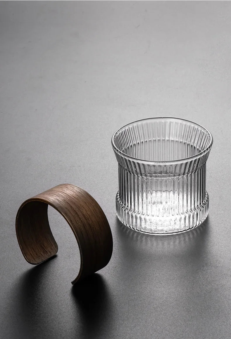 GIANXI Japanese-Style Glass Coffee Mug