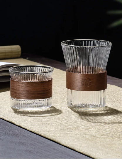 GIANXI Japanese-Style Glass Coffee Mug