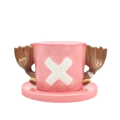 Anime Hat-Style Coffee Cup & Saucer Set