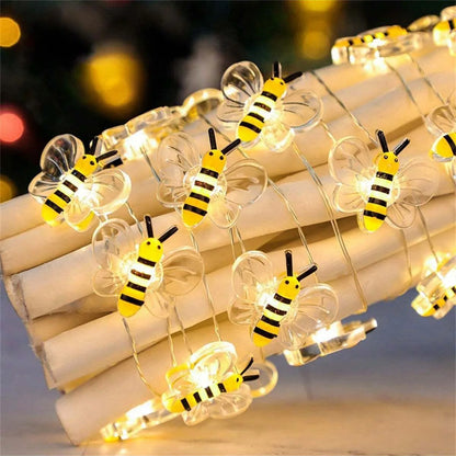 Bee String Lights (Battery Operated)
