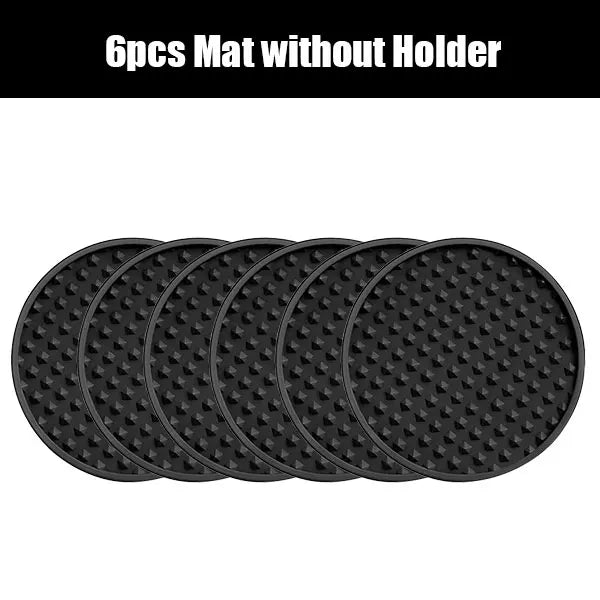 Silicone Drink Coasters with Holder