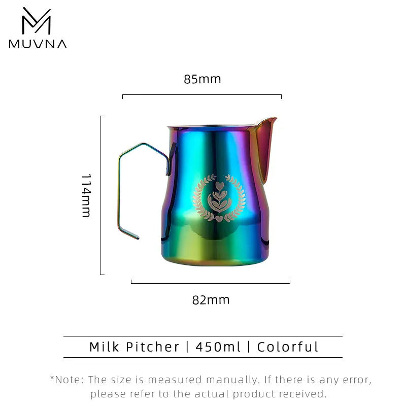 MUVNA Professional Espresso Milk Pitcher