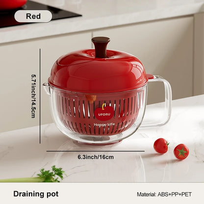 Nestify Apple Salad Spinner & Veggie Washer